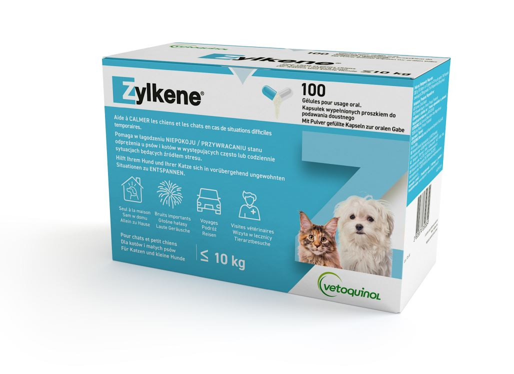 Afbeelding van 100 Caps. Zylkene 75 mg capsules voor hond en kat