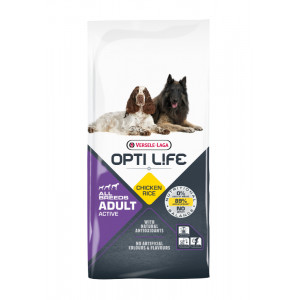 Afbeelding Opti Life Adult Active hondenvoer 12.5 kg door Brekz.nl