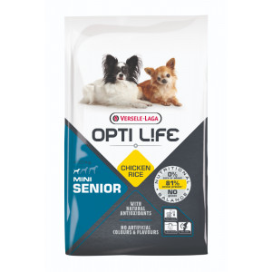 Afbeelding Opti Life Senior Mini hondenvoer 7.5 kg door Brekz.nl