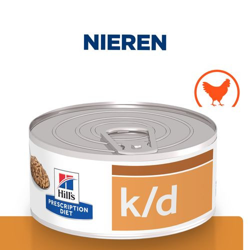 Hill's Prescription Diet K/d Stoofpotje kip & groenten kattenvoer 82g
