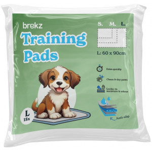 Brekz puppy training pads L (15 stuks) 6 verpakkingen afbeelding