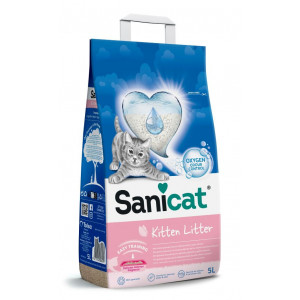 Sanicat Kitten kattenbakvulling 2 x 5 liter