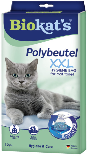 Afbeelding van 2 verpakkingen Biokat's Polybeutel plasticzakken XXL voor kattenbak