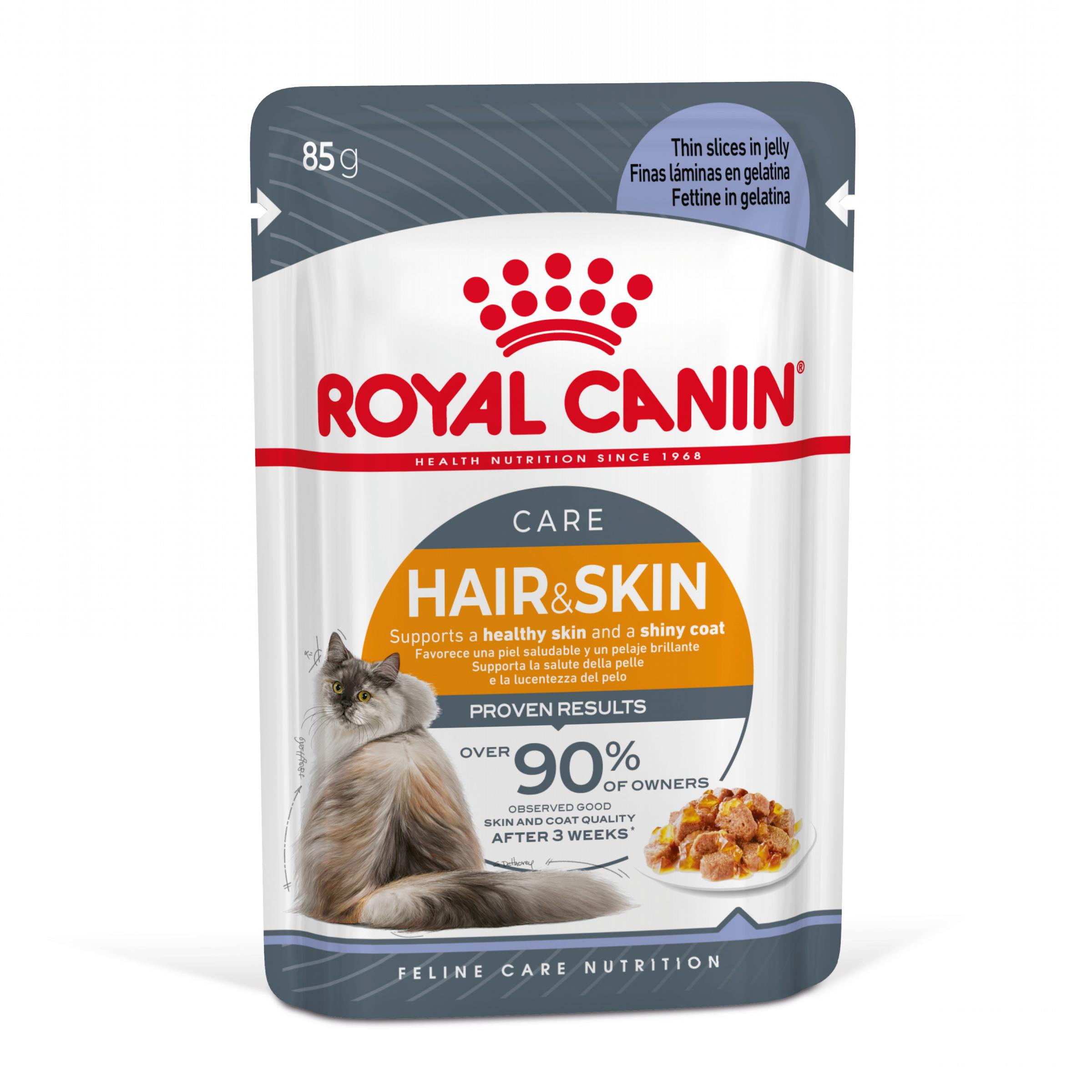 Royal Canin Hair & Skin Care in jelly natvoer kat (12x85 g)