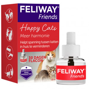 Feliway Friends Verdamper voor de kat Verdamper + Vulling 48 ml