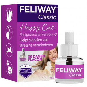 Afbeelding Feliway Verdamper voor de kat Verdamper + Vulling 48 ml door Brekz.nl