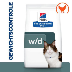 Hill's Prescription Diet W/D Multi-Benefit kattenvoer met kip