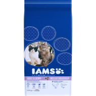 Iams Multi-Cat kip met zalm kattenvoer 2 x 15 kg