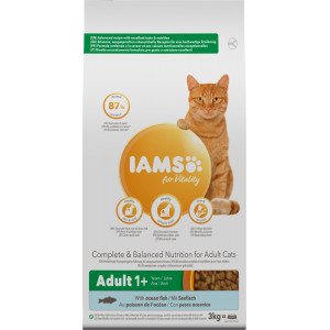 Afbeelding Iams Adult Vis kattenvoer 3 kg door Brekz.nl