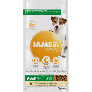 Afbeelding Iams Adult Small & Medium Hondenvoer 12 kg door Brekz.nl