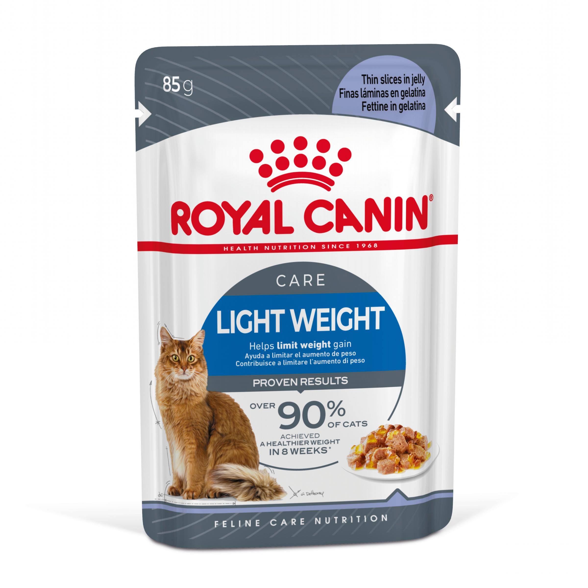 Royal Canin Light Weight Care in jelly natvoer kat (85 g)