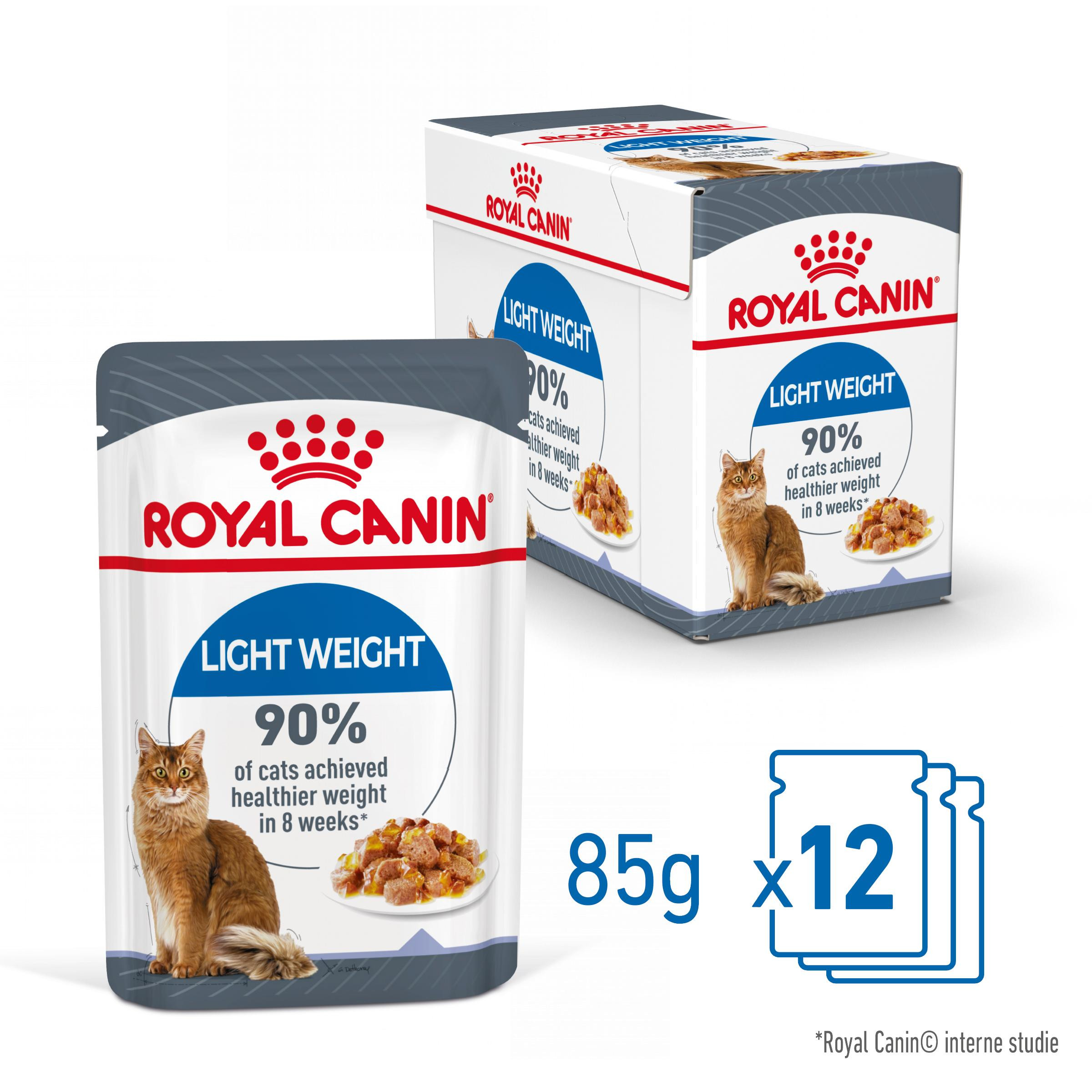 Royal Canin Light Weight Care in jelly natvoer kat (85 g)