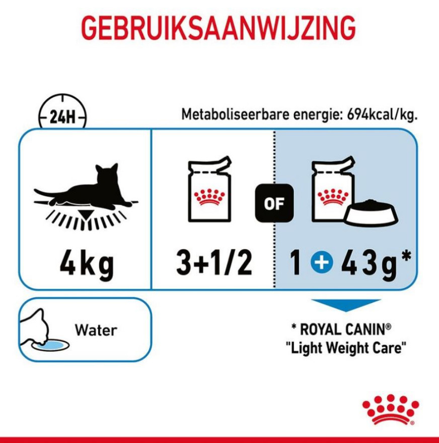Royal Canin Light Weight Care in gravy natvoer kat