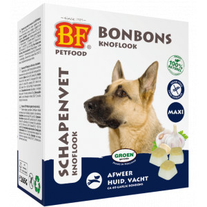 Biofood Schapenvet Maxi Bonbons met knoflook Per verpakking