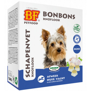 Afbeelding Biofood Schapenvet Mini Bonbons met knoflook Per verpakking door Brekz.nl