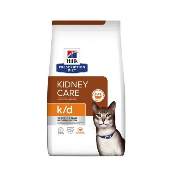 Hill's Prescription K/D Kidney Care kattenvoer met kip 2 x 8 kg