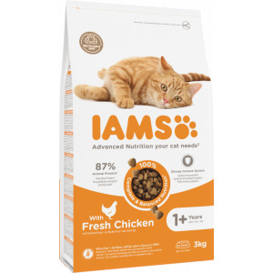 Iams Adult kattenvoer met verse kip 10 kg afbeelding
