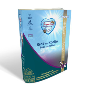 Renske Vers Vlees - Eend met konijn - 10 x 395 gram