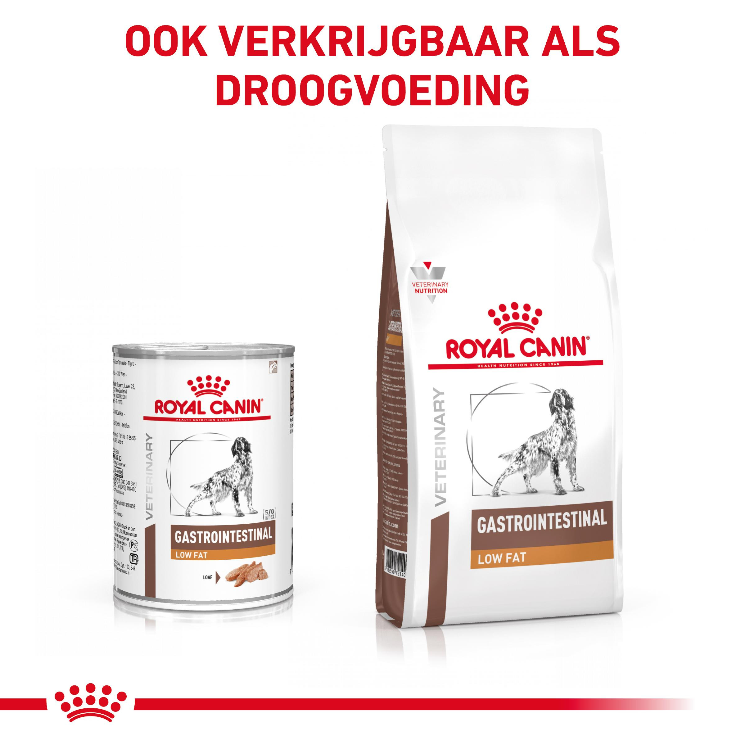 Royal Canin Veterinary Diet Gastro Intestinal Low Fat blik hondenvoer