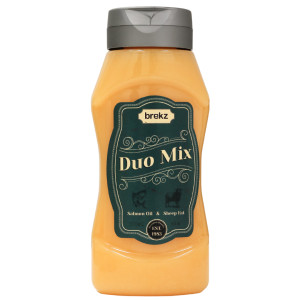 Brekz Duo Mix zalmolie & schapenvet voor de hond (500 ml) 500 ml afbeelding