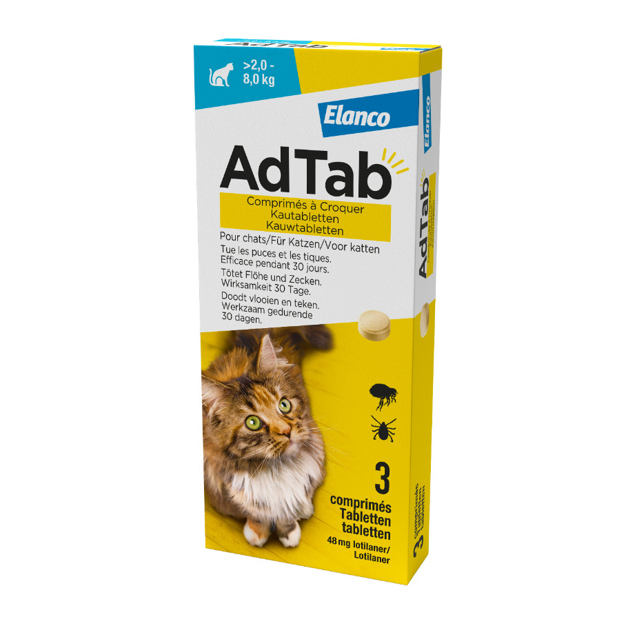 AdTab kauwtabletten voor de kat