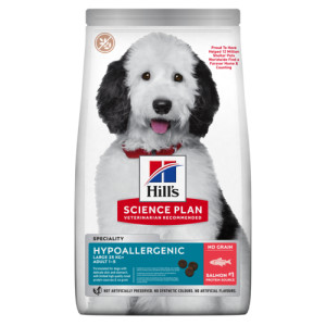 Hill&apos;s Adult Large Hypoallergenic hondenvoer met zalm 2 x 14 kg afbeelding
