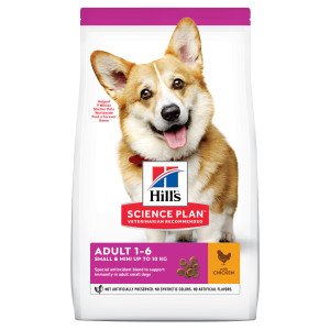 Hill&apos;s Adult Small & Mini met kip hondenvoer 2 x 6 kg afbeelding