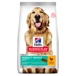 Hill&apos;s Adult Perfect Weight Large Breed met kip hondenvoer 12 kg afbeelding