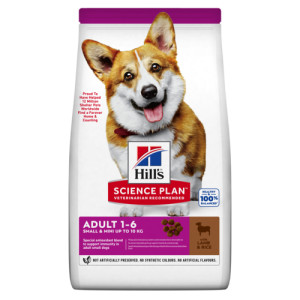 Hill's Adult Small & Mini met lam & rijst hondenvoer 2 x 1,5 kg