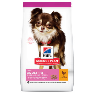Hill&apos;s Adult Light Small & Mini met kip hondenvoer 2 x 6 kg afbeelding