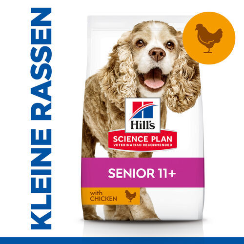 Hill's Senior 11+  Small & Miniature Kip hondenvoer