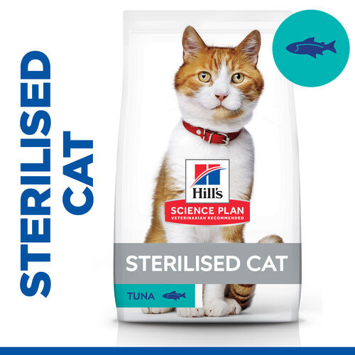 Hill's Adult Sterilised Cat met tonijn kattenvoer