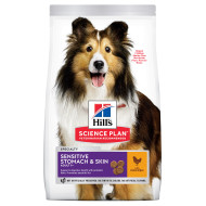 Hill's Adult Sensitive Stomach & Skin Medium met kip hondenvoer 2,5 kg