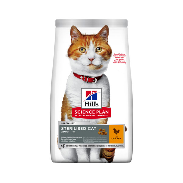 Hill's Adult Sterilised Cat met kip kattenvoer 3 kg