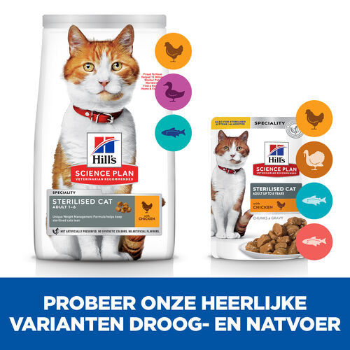 Hill's Sterilised Adult Kattenvoer 