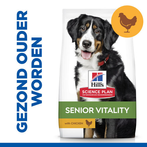 Hill's Adult 5+ Youthful Vitality Large Breed Kip hond