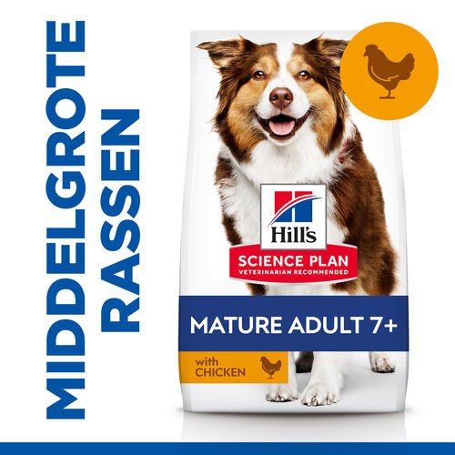 Hill's Mature/Senior Medium Kip hondenvoer