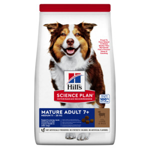 Hill&apos;s Mature Adult 7+ Medium met kip hondenvoer 2 x 14 kg afbeelding