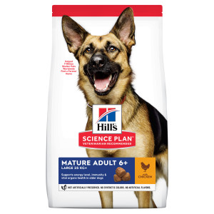 Hill&apos;s Mature Adult Large Breed met kip hondenvoer 14 kg afbeelding