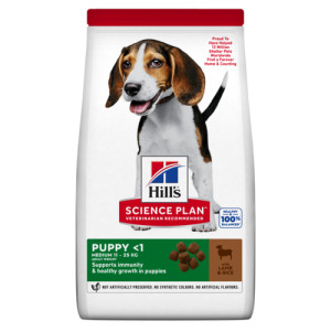 Hill&apos;s Puppy Medium met lam & rijst hondenvoer 2,5 kg afbeelding