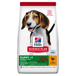 Hill&apos;s Puppy Medium met kip hondenvoer 2 x 14 kg afbeelding