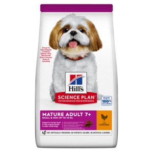 Hill&apos;s Mature Adult Small & Mini met kip hondenvoer 1,5 kg afbeelding