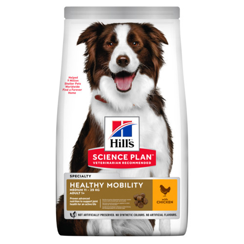 Hill's Adult Mobility Medium Kip hondenvoer 