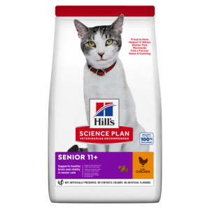 Hill's Senior 11+ met kip kattenvoer 7 kg