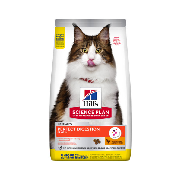 Hill's Hill's Adult Perfect Digestion met kip kattenvoer 3 kg