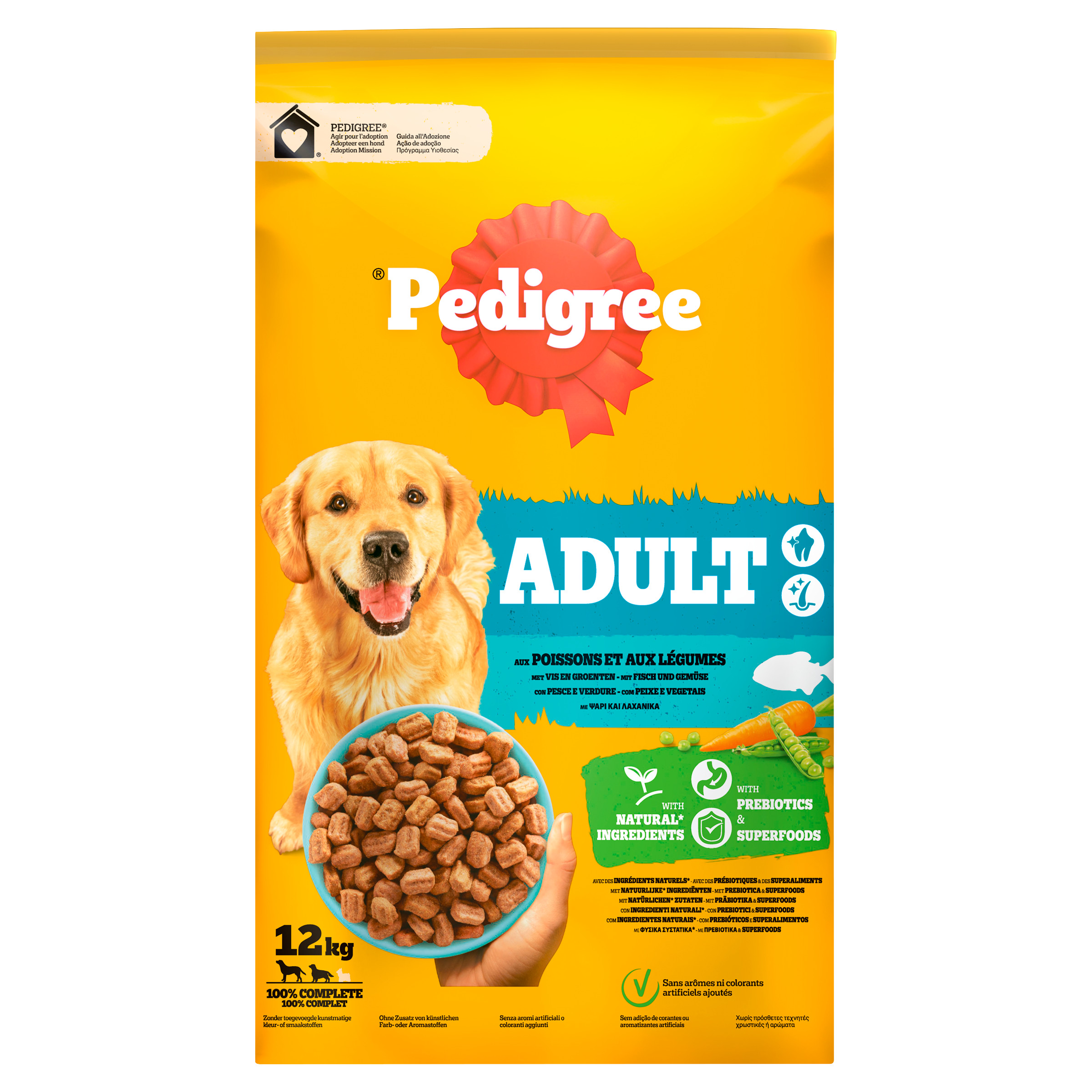 Pedigree Adult met vis en groente hondenvoer