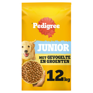 Pedigree Junior met gevogelte en groenten hondenvoer 12 kg afbeelding