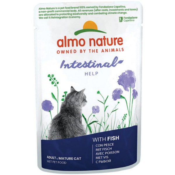 Almo Nature Almo Nature Intestinal Help met vis natvoer kat (70 g) 30 x 70 g