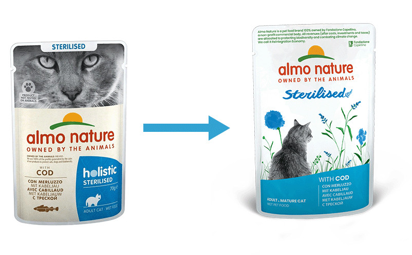 Almo Nature Sterilised Kabeljauw 70 gram