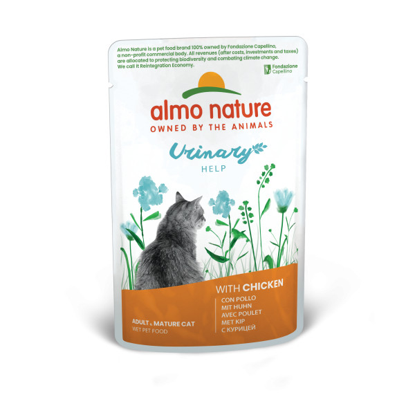 Almo Nature Almo Nature Urinary Help met kip natvoer kat (70 g) 30 x 70 g